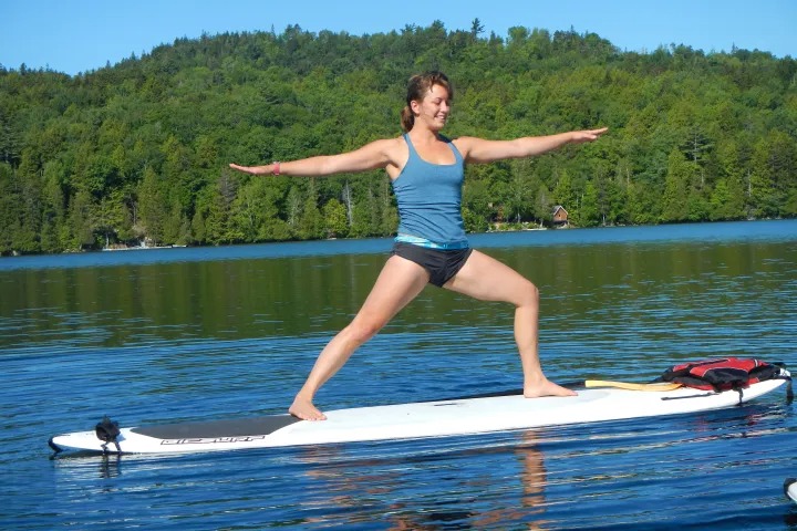 paddleboard yoga